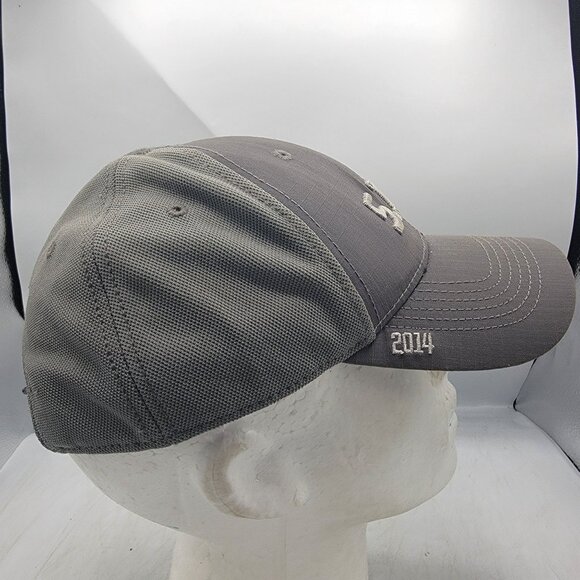 5.11 Tactical Gray Adjustable Cap With Orange Logo Embroidery Casual Outdoors - Picture 4 of 9